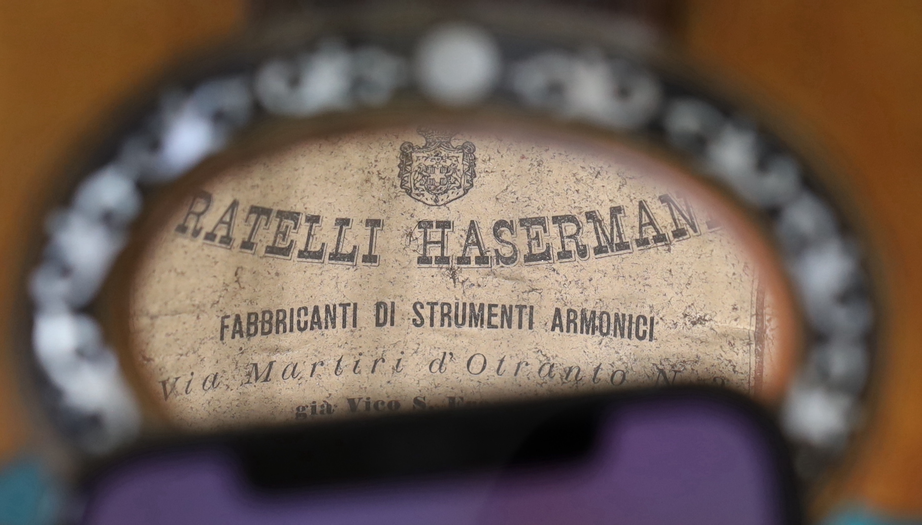 A Fratelli Hasermann, Napoli, mandolin, early 20th century